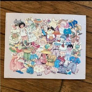 Mary Engelbreit Paper doll collage art home companion magazine Ann Estelle